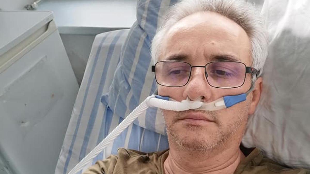 barbat bucuresti infectat coronavirus mesaj spital nisip sticla plamani