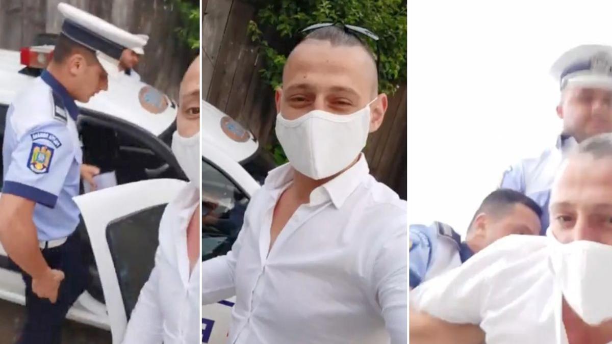 tanar alba incatusat politisti live facebook