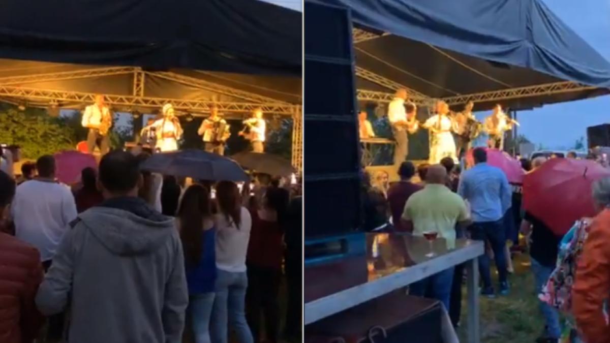 concert cu taraf si sute de spectatori la brasov video