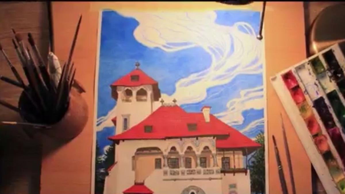 ilustratorii care salveaza cladirile neoromanesti