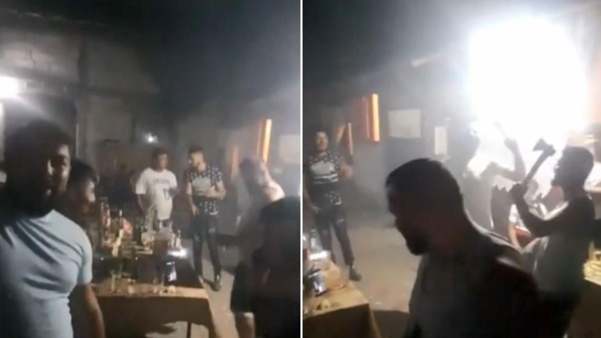 interlopii prind si mai mult curaj i au invitat pe politisti la o petrecere video