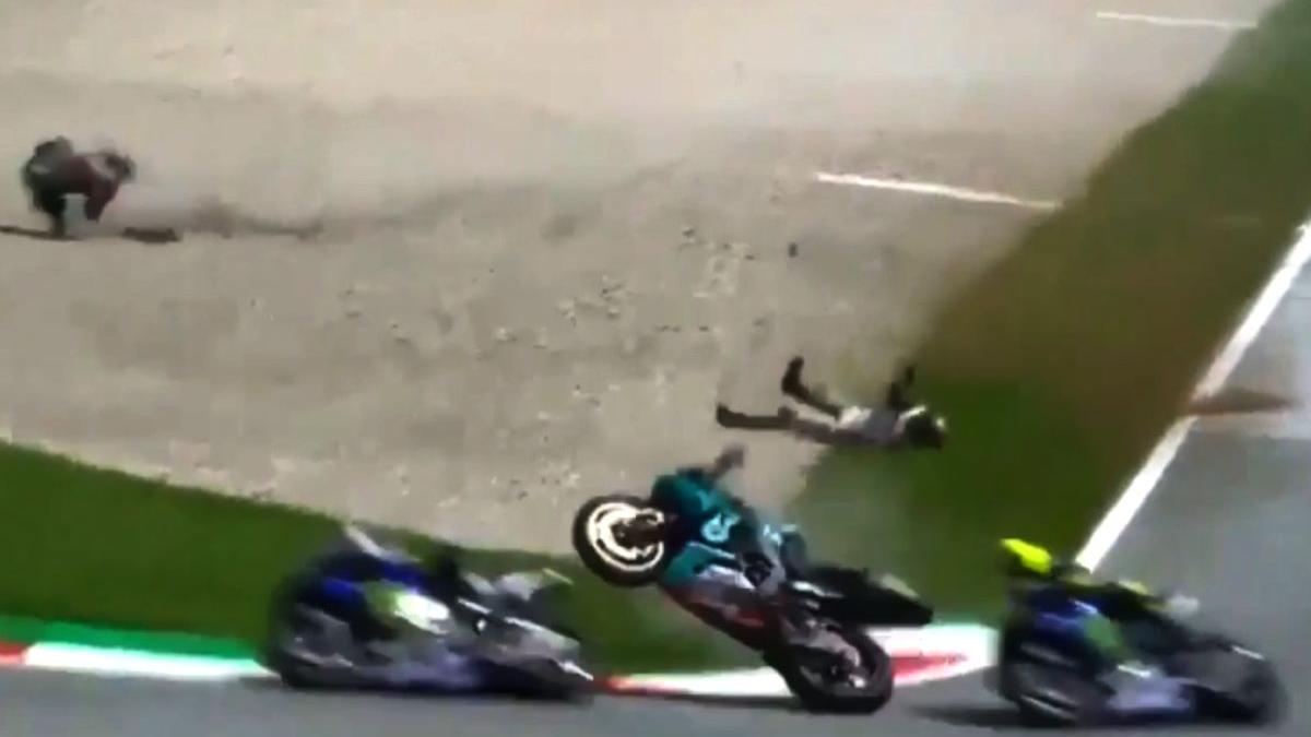 valentino rossi trecut milimetric pe langa moarte accident motogp marele premiu al austriei