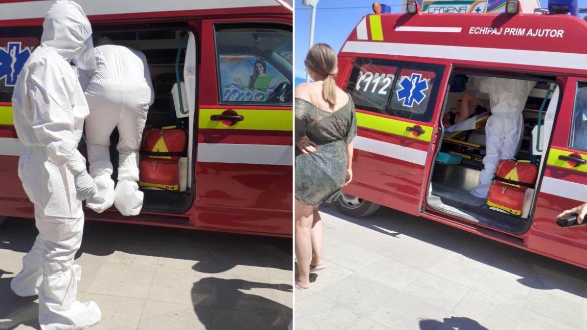 tanara suspecta covid luata direct de pe plaja ambulanta smurd