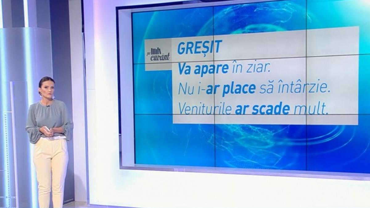 care sunt formele corecte ale unor verbe pe care le folosim des