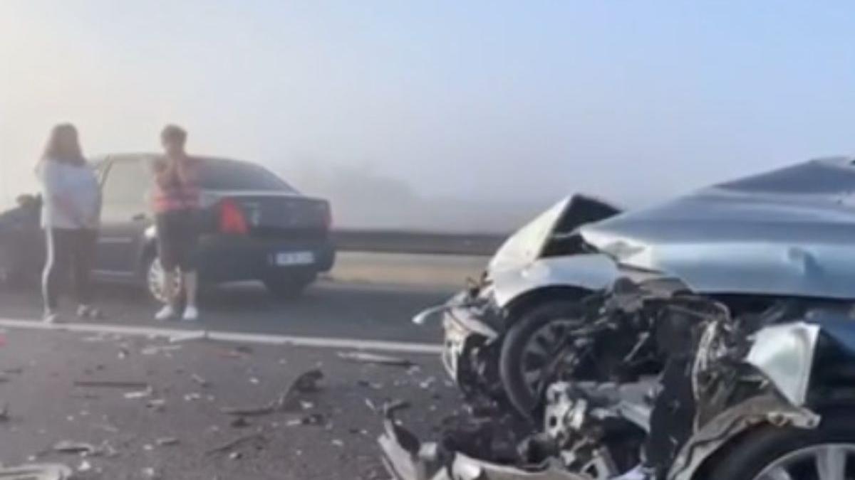 ceata accidente in lant cozi kilometrice autostrada soarelui