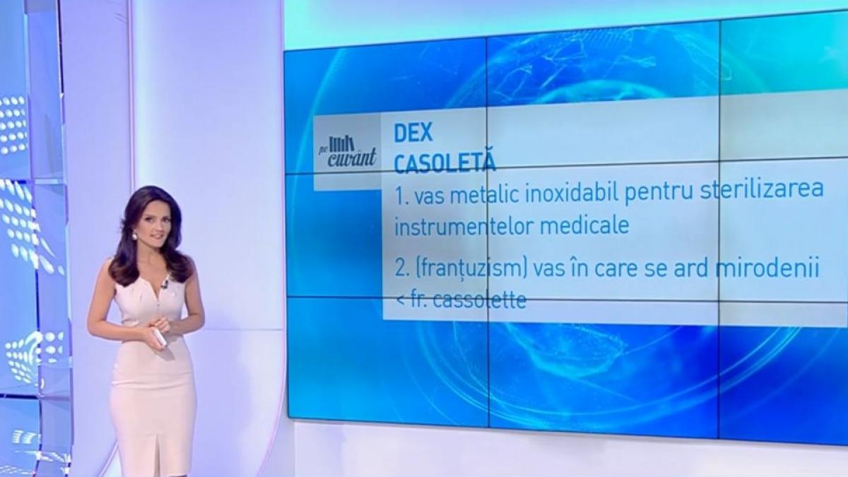 ana iorga explica cum este corect casoleta sau caserola