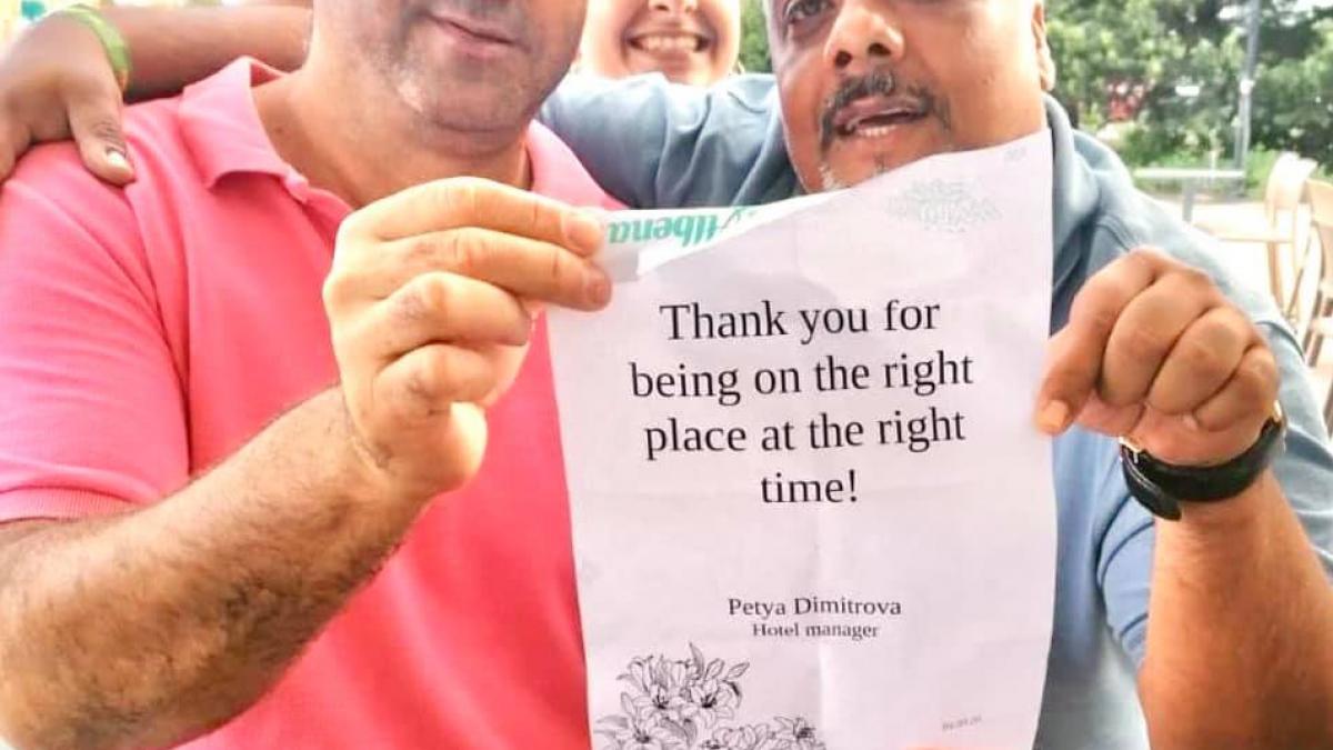 pompier roman erou in bulgaria dupa ce a salvat un turist de la inec din piscina unui hotel