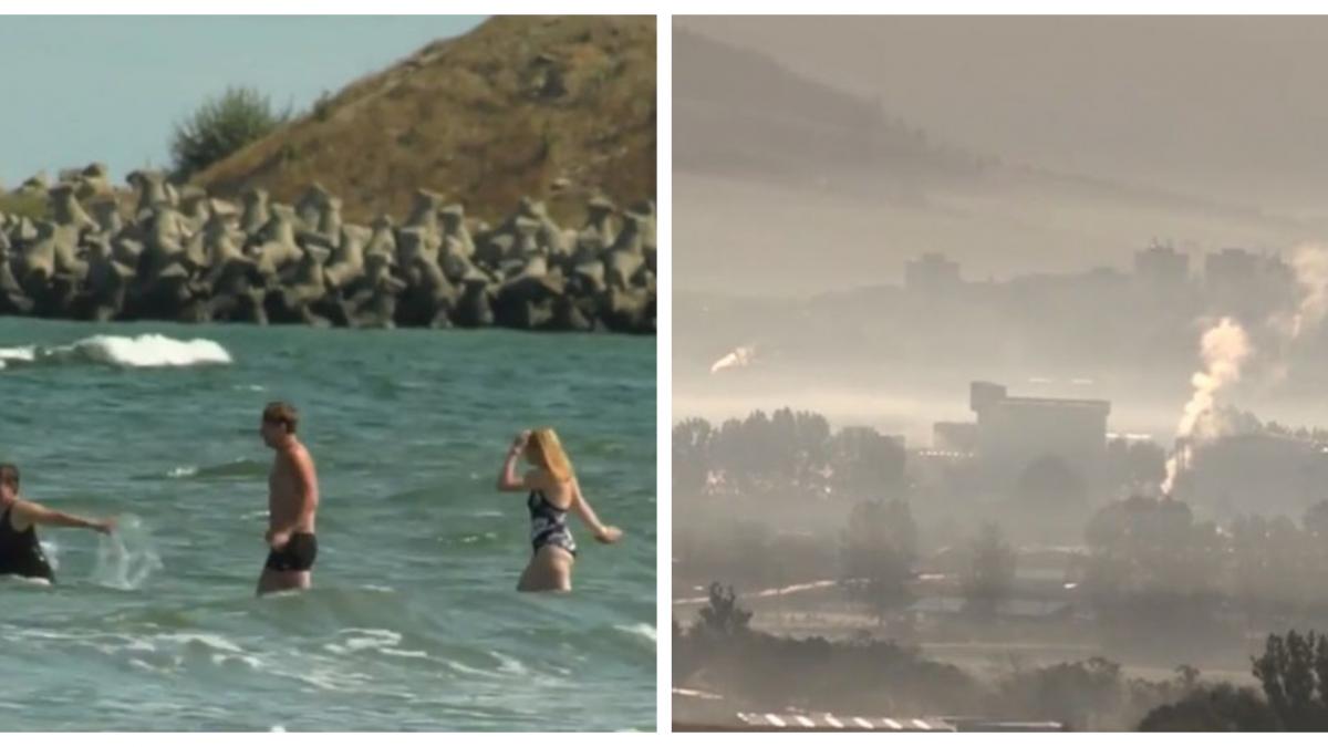 doua anotimpuri intr o zi pe litoral turistii s au balacit in mare iar la miercurea ciuc au fost 3