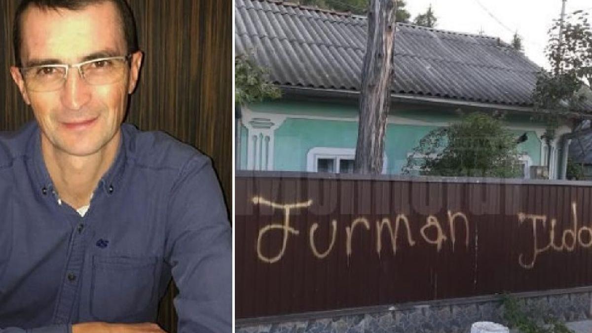 vandalism electoral la suceava afisele unui candidat la primarie mazgalite cu zvastica nazista si