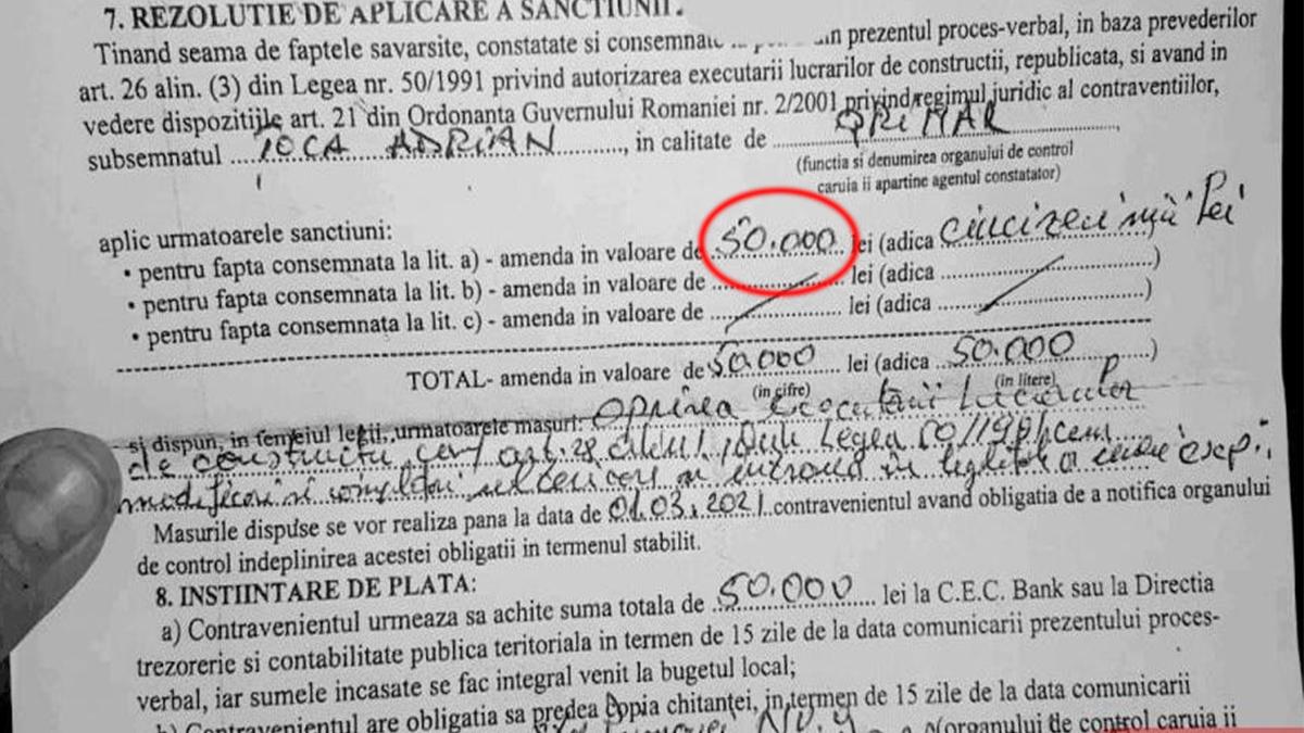 un barbat a primit o amenda colosala pentru ca si a pus pe casa un banner electoral cu un rival al