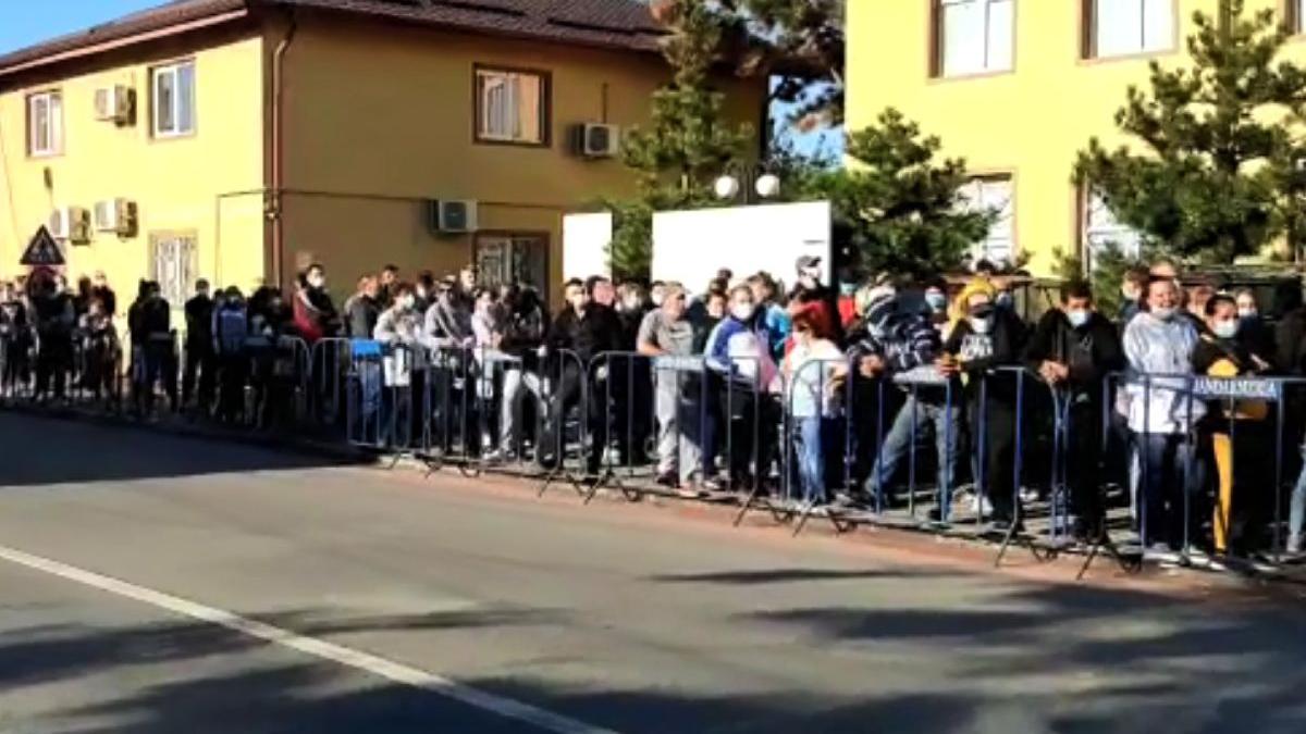 aglomeratie uriasa sectie votare tunari ilfov