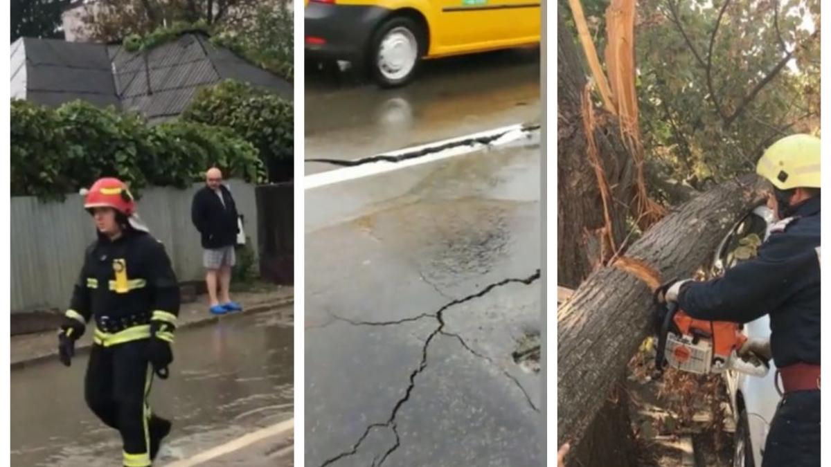 ploile si furtunile au devastat mai multe zone din tara