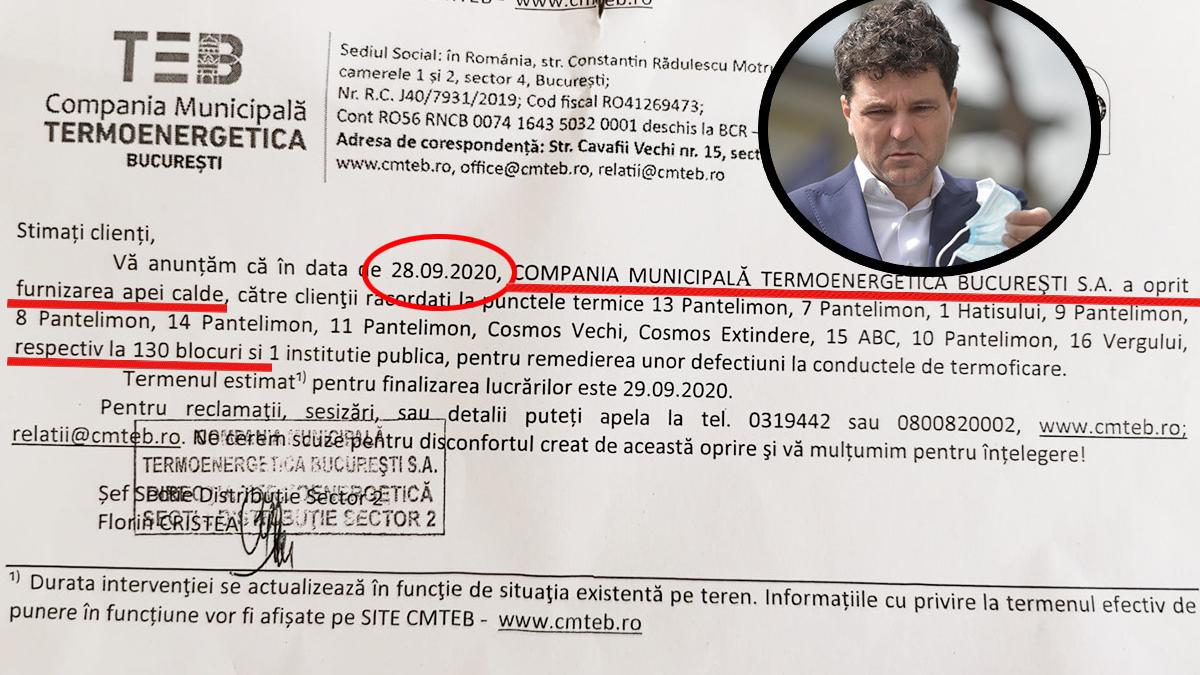 in ziua in care 130 de blocuri au fost lasate fara apa calda nicusor dan recunoaste ca nu poate