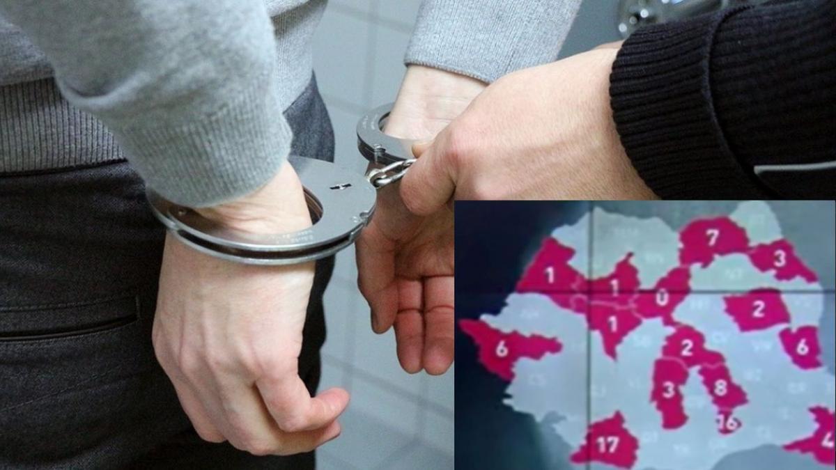 harta celor mai periculoase zone din romania aici actioneaza mafiotii