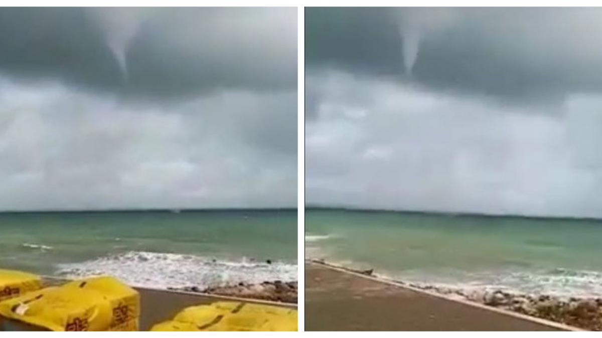 marea neagra tromba marina eforie sud tornada