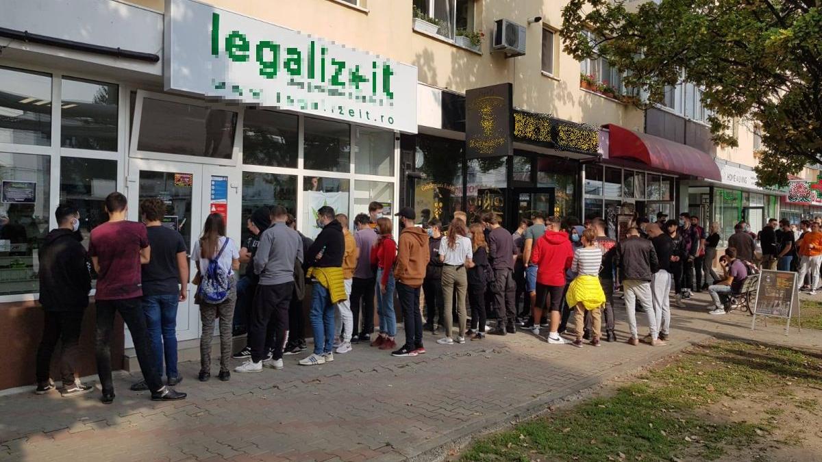 coada deschidere magazin produse canabis iasi