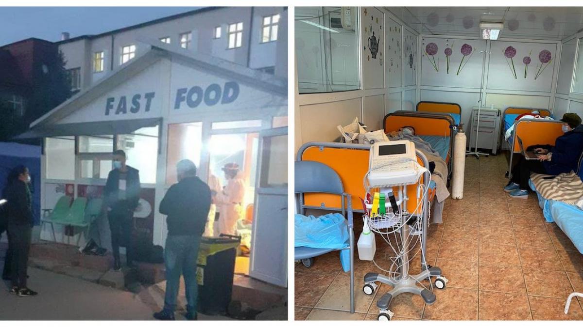 spital de urgenta bolnavi covid chiosc fast food