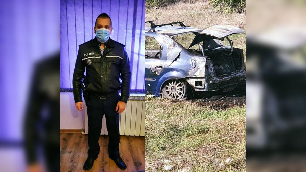 sofer salvat politist accident copac