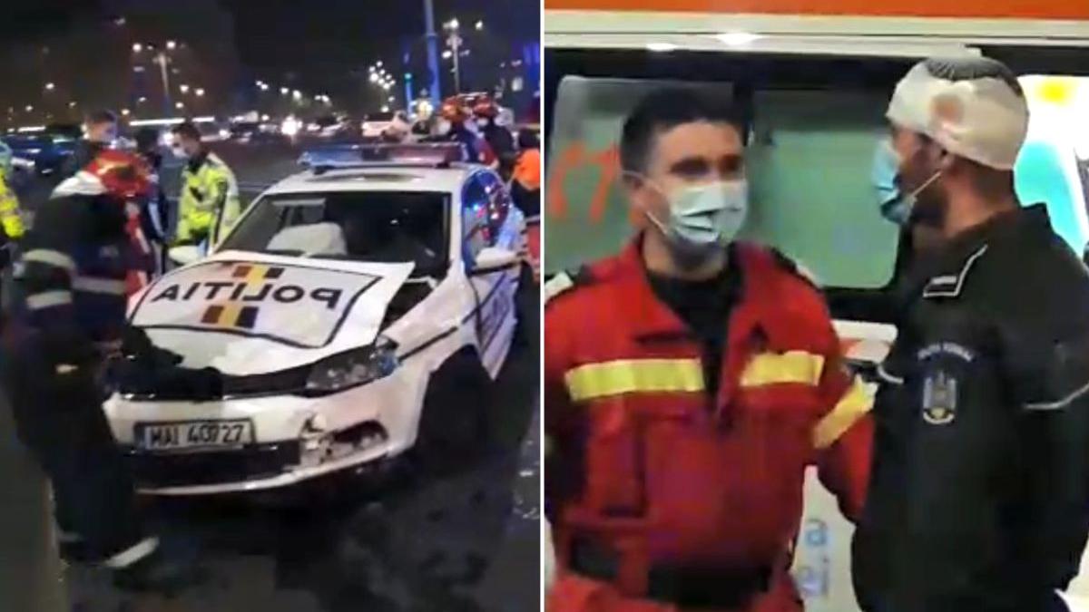 masina politie accident guvern politist ranit cap