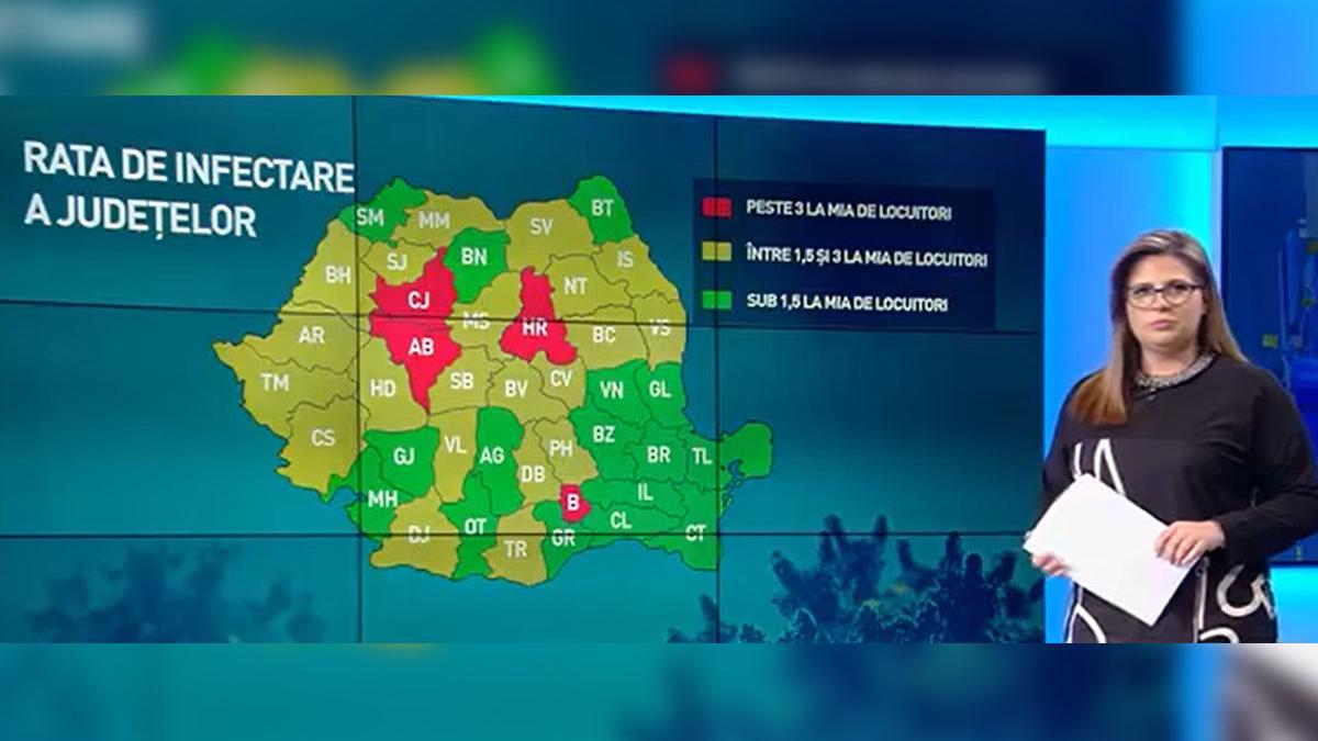 rata infectare coronavirus judete