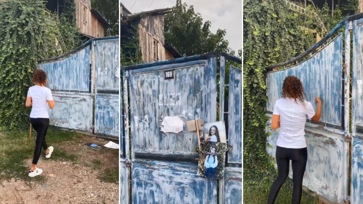 tanara filmata casa gheorghe dinca caracal tiktok