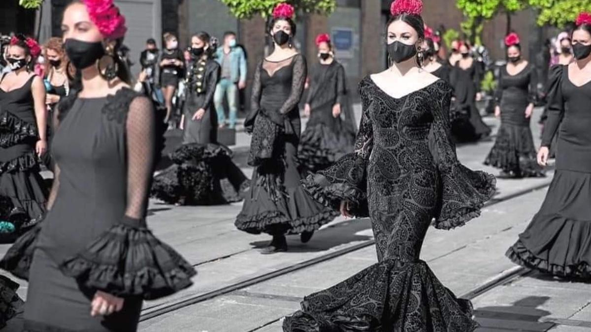 dansatori flamenco sevillia protest restrictii covid19