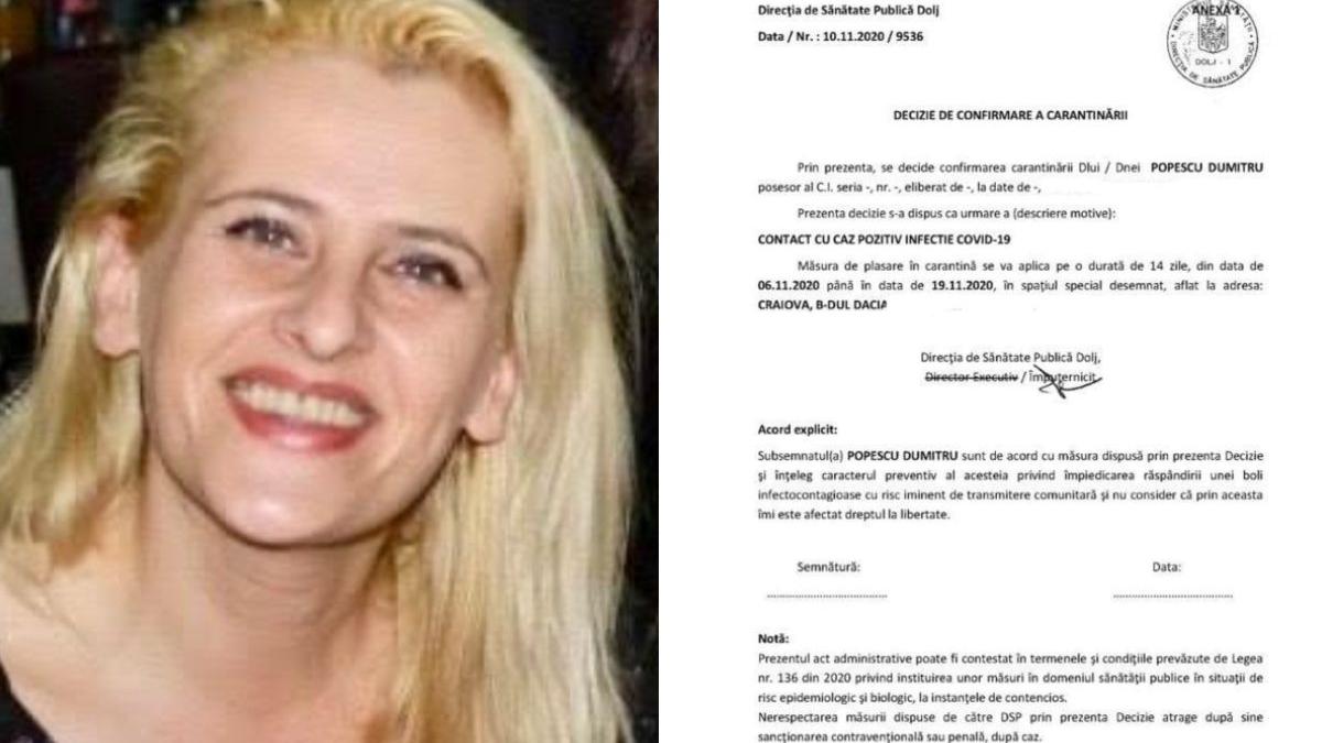 instiintare carantina cnp loredana chimioiu jurnalist antena 3