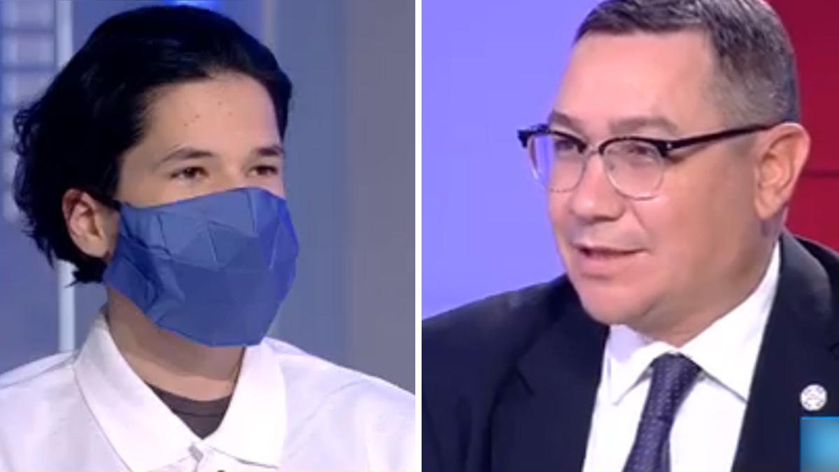 victor ponta intrebare elev vaccinare covid