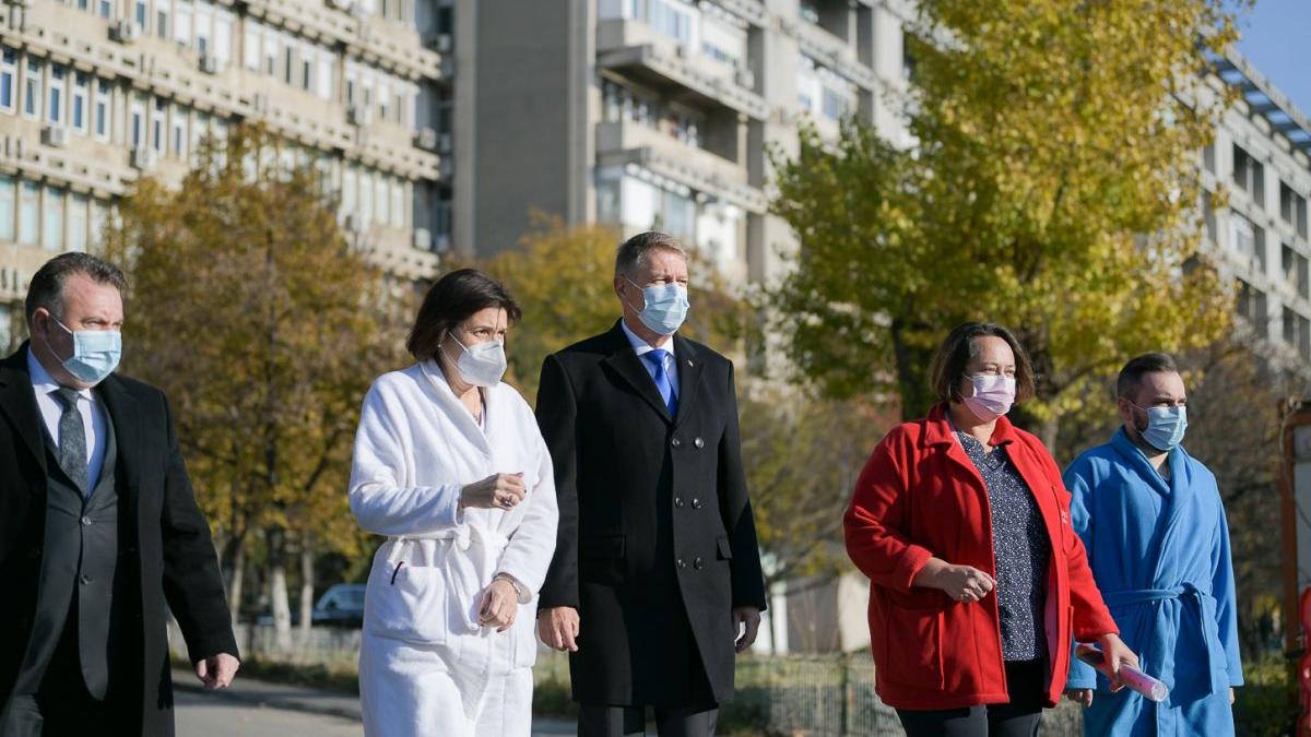 iohannis vizita ansamblu modular fundeni bolnavi covid