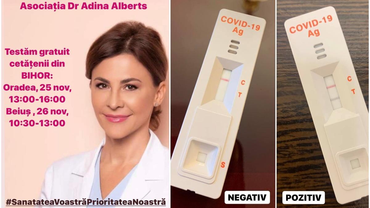 adina alberts testare covid gratuita oradea gratuit