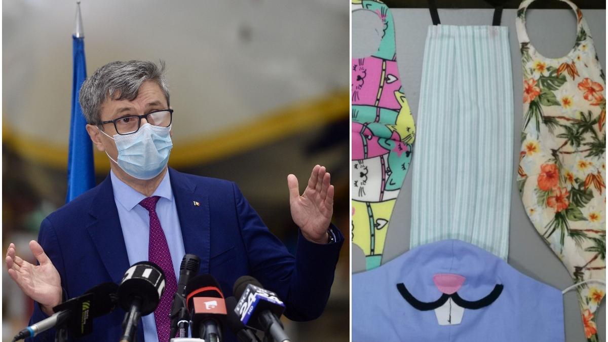 ministrul economiei virgil popescu batic covid masti