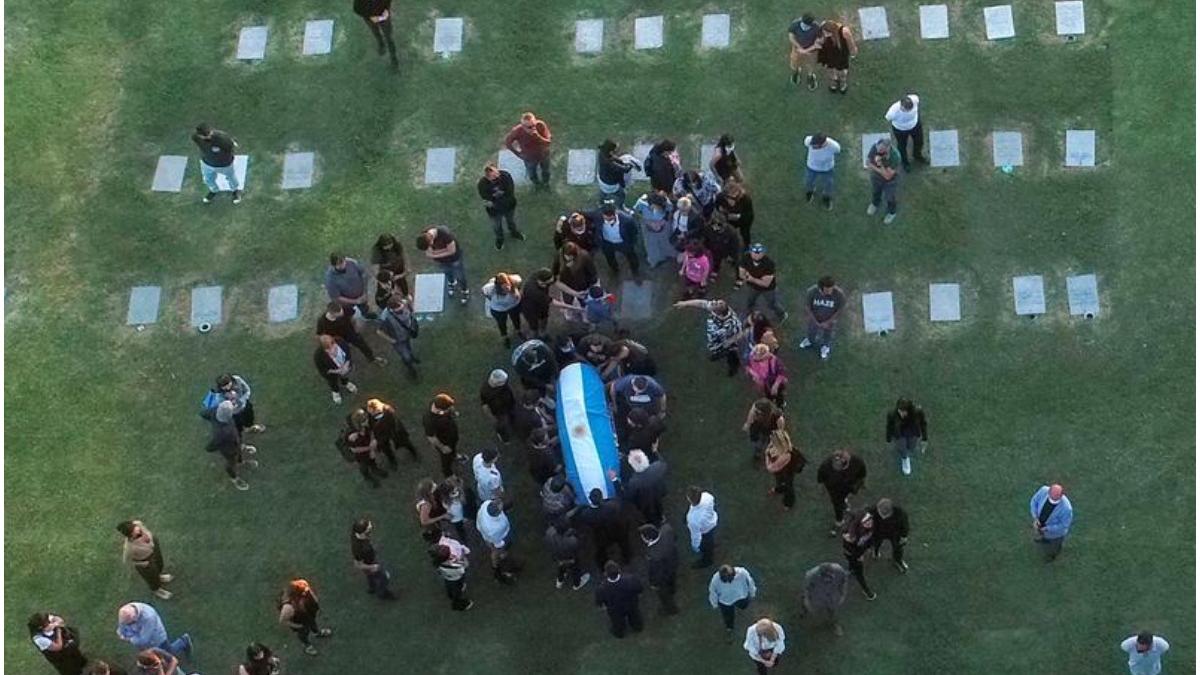 diego maradona inmormantare