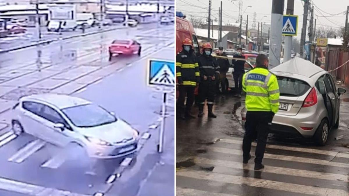 tanara moarta accident bucuresti moment impact camere supraveghere