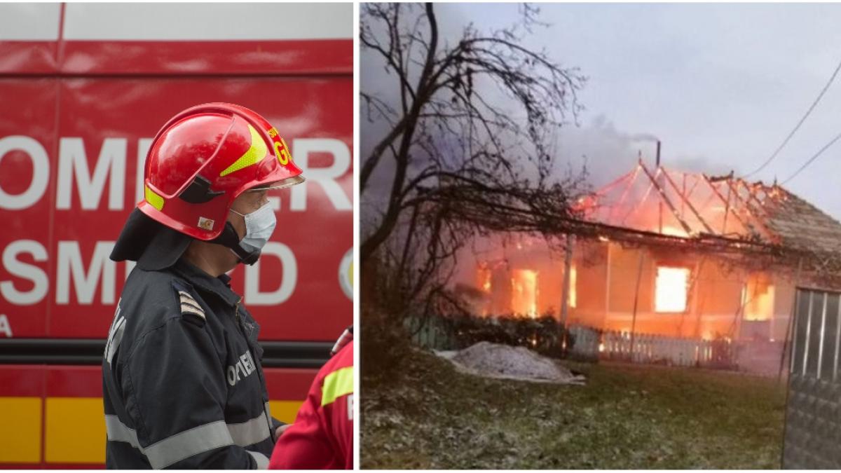 incendiu neamt casa carbonizati