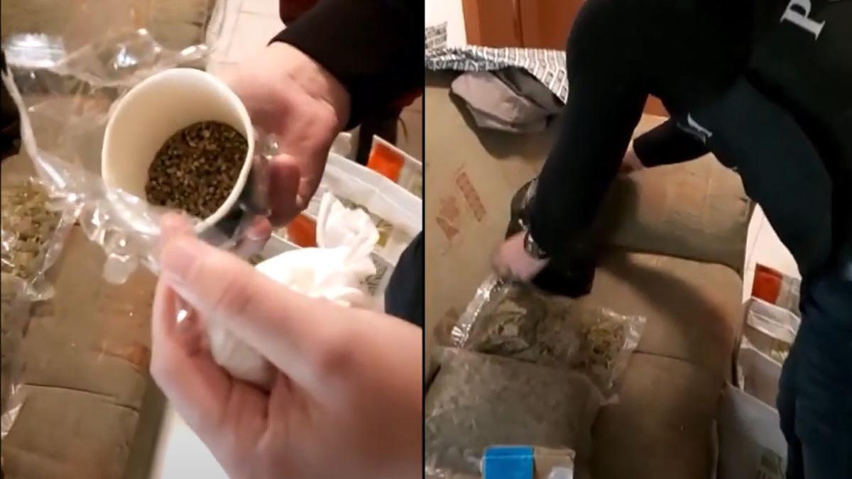 doua persoane arestate trafic droguri internet