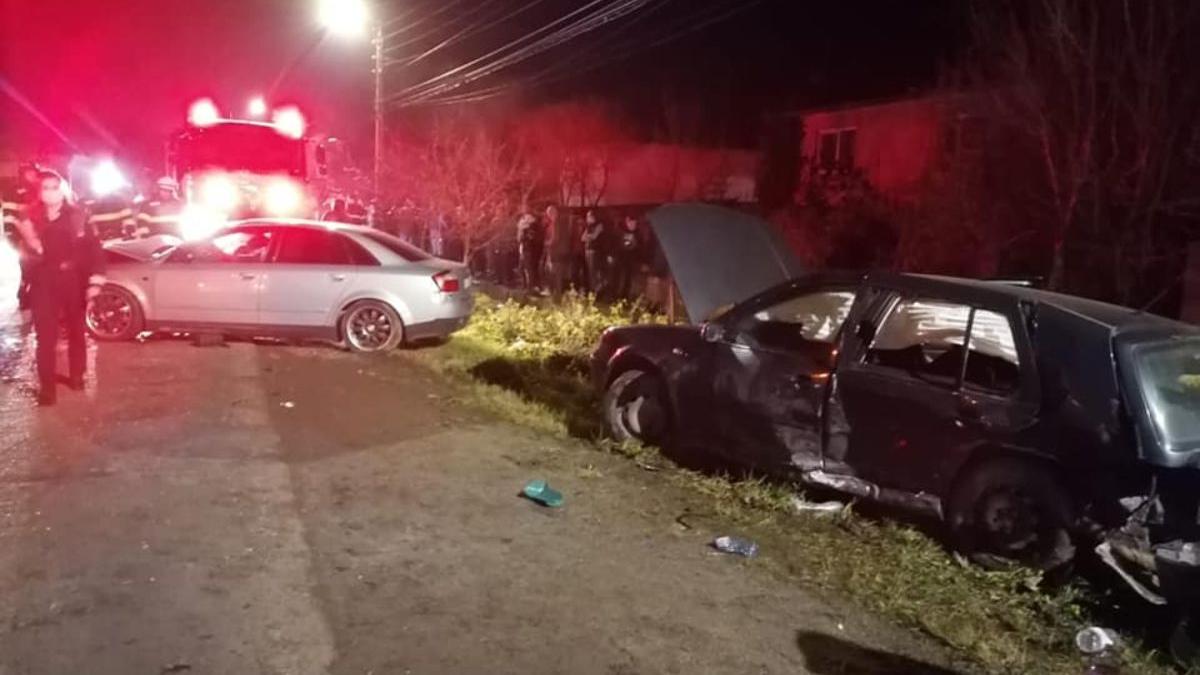 sapte raniti doi copii accident orasu nou satu mare