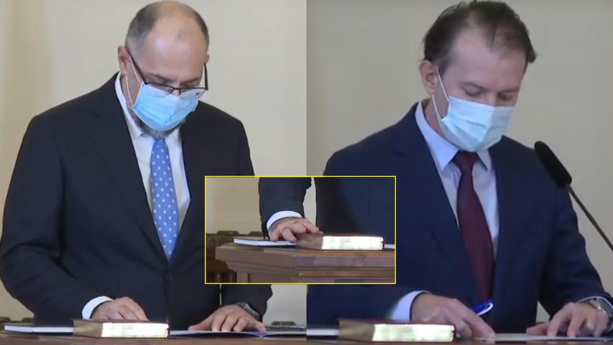 ministri juraminte biblie palatul cotroceni