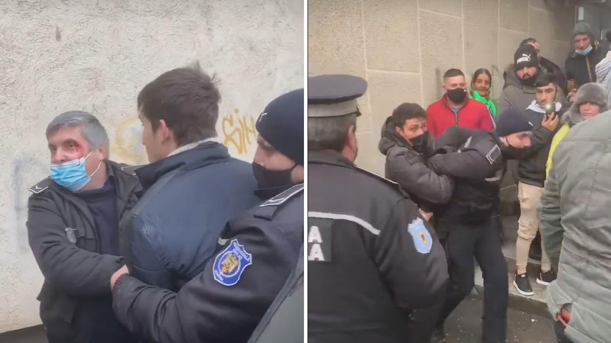 scandal politist batut barlad