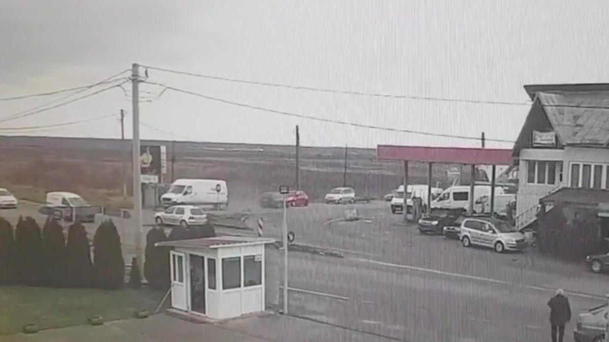 carambol dambovita accident in lant patru masini