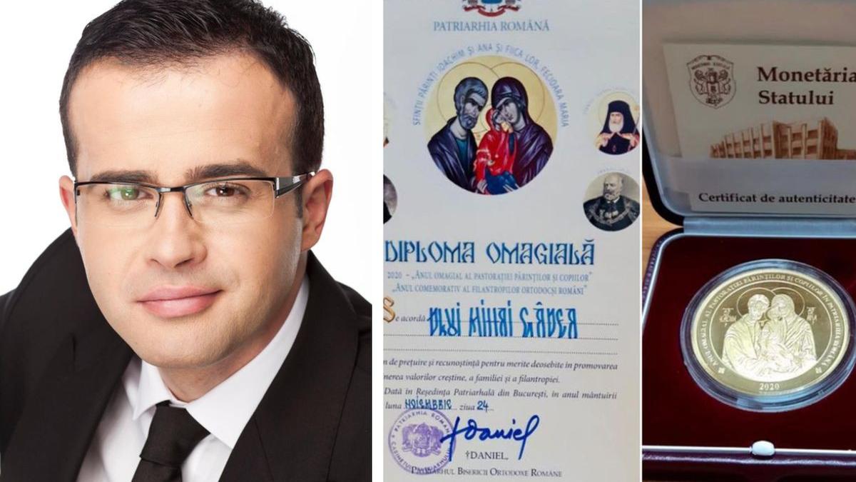 mihai gadea diploma medalie patriarh daniel