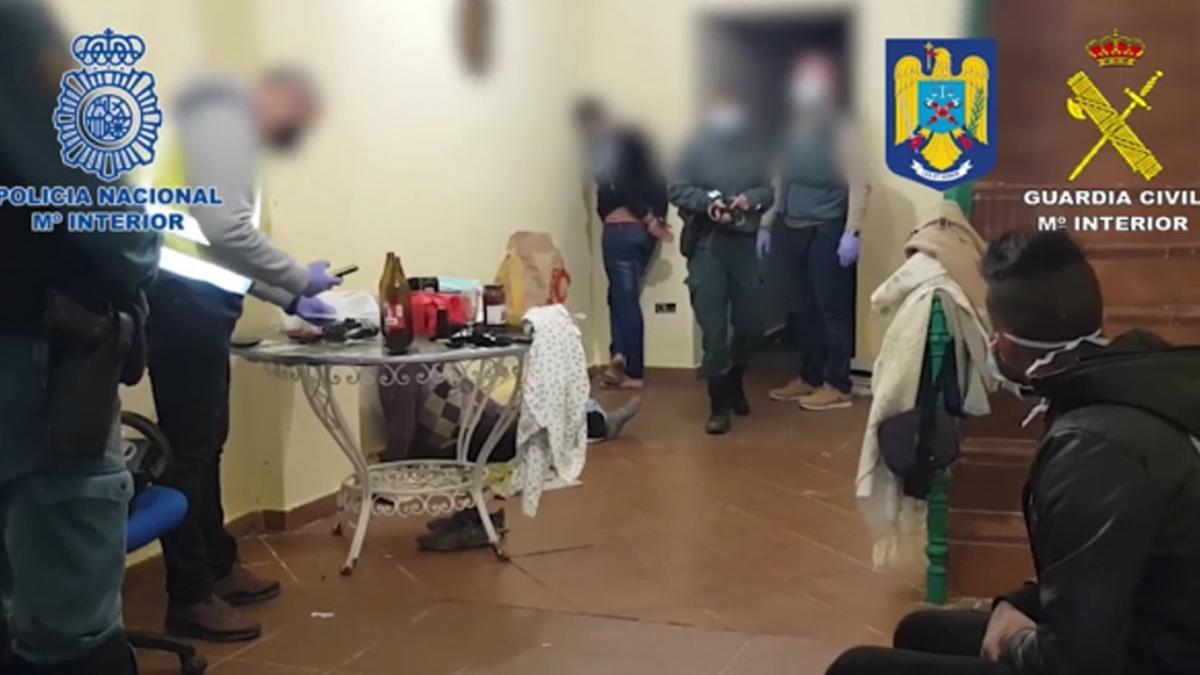 romani sclavi spania arestari politia romana