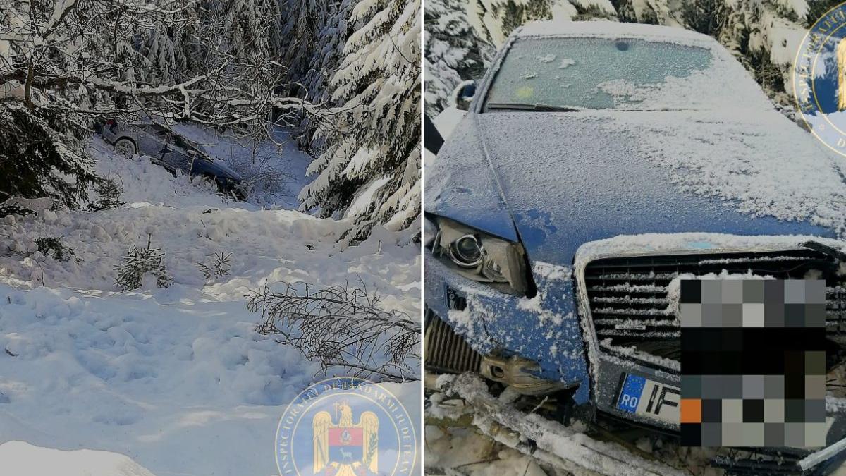 masina abandonata rapa muntii bucegi