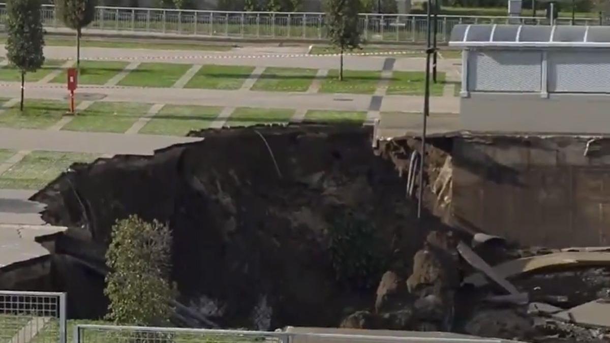 napoli spital covid explozie crater