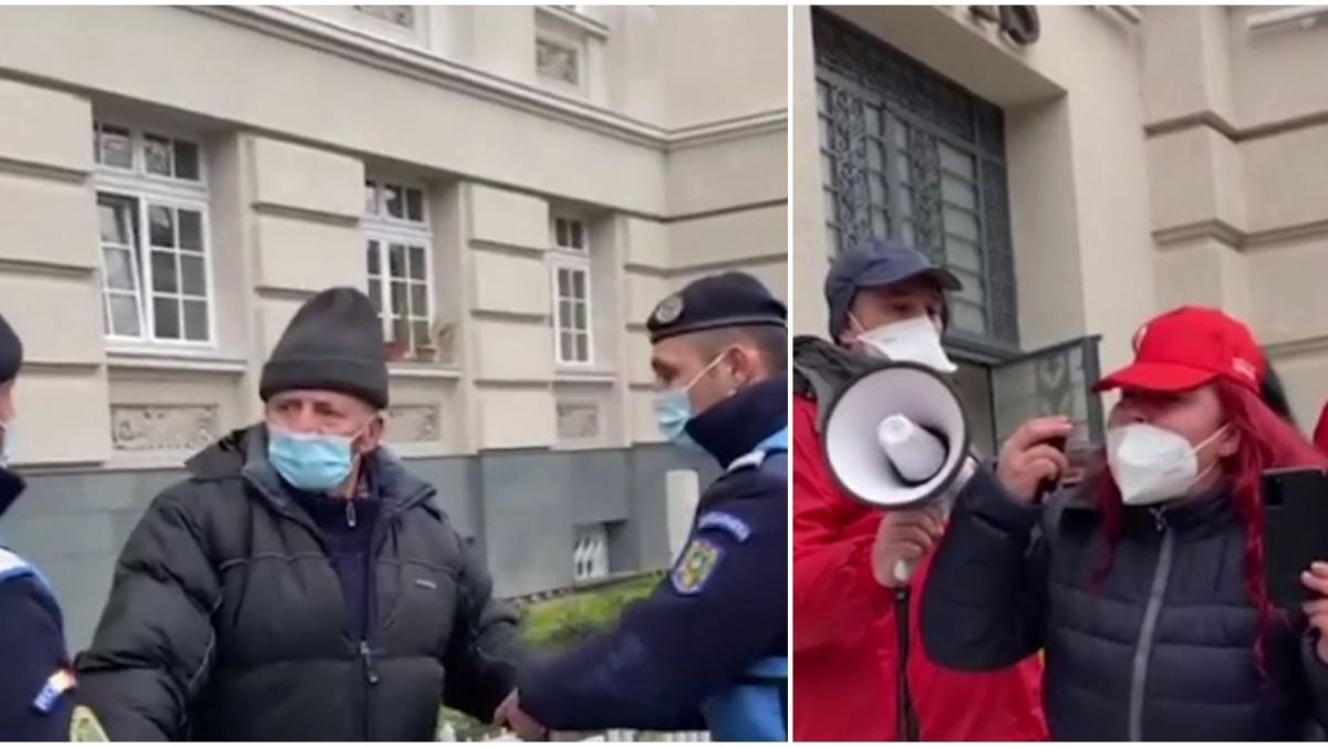 pensionari scandal timisoara protest