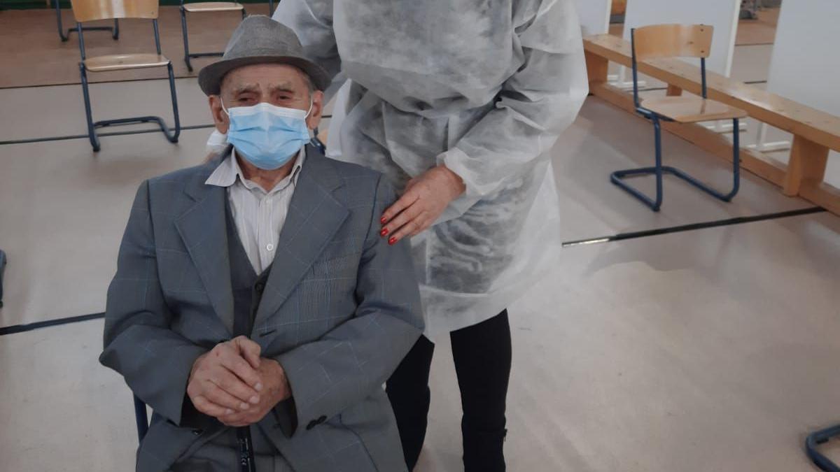 batran 105 ani gherla vaccin covid