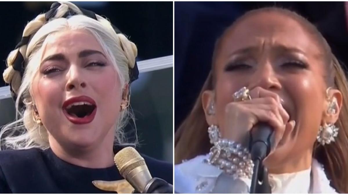 lady gaga jennifer lopez washington joe biden spectacol