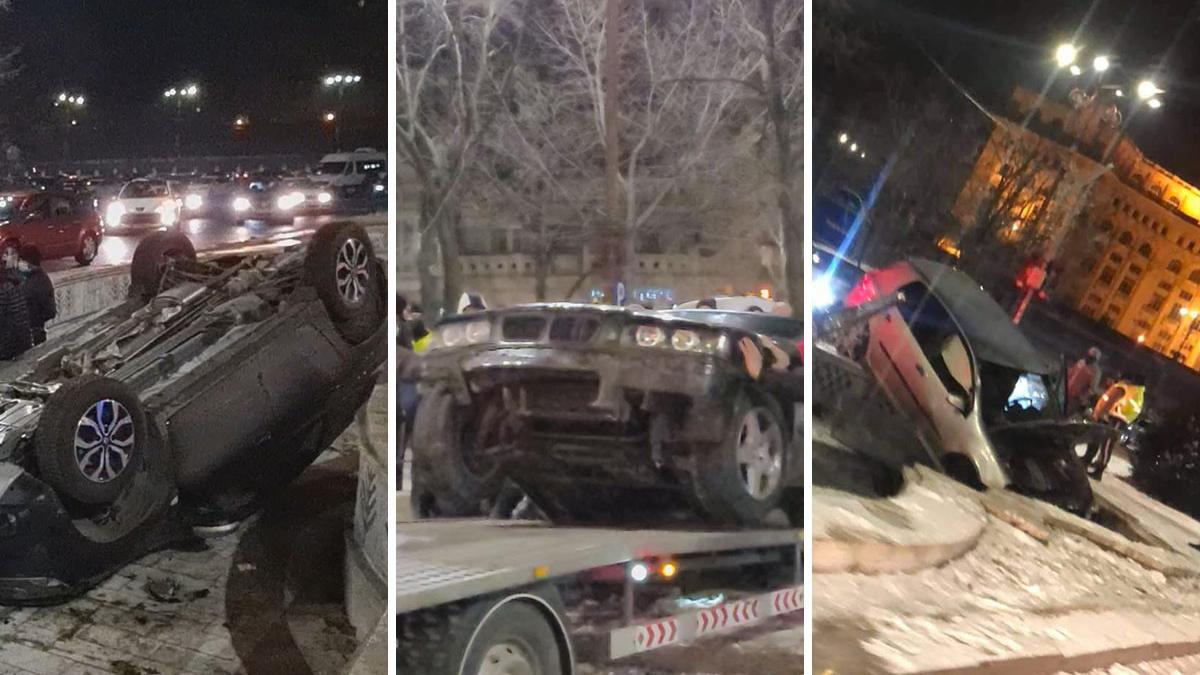 accident masina rasturnata unirii