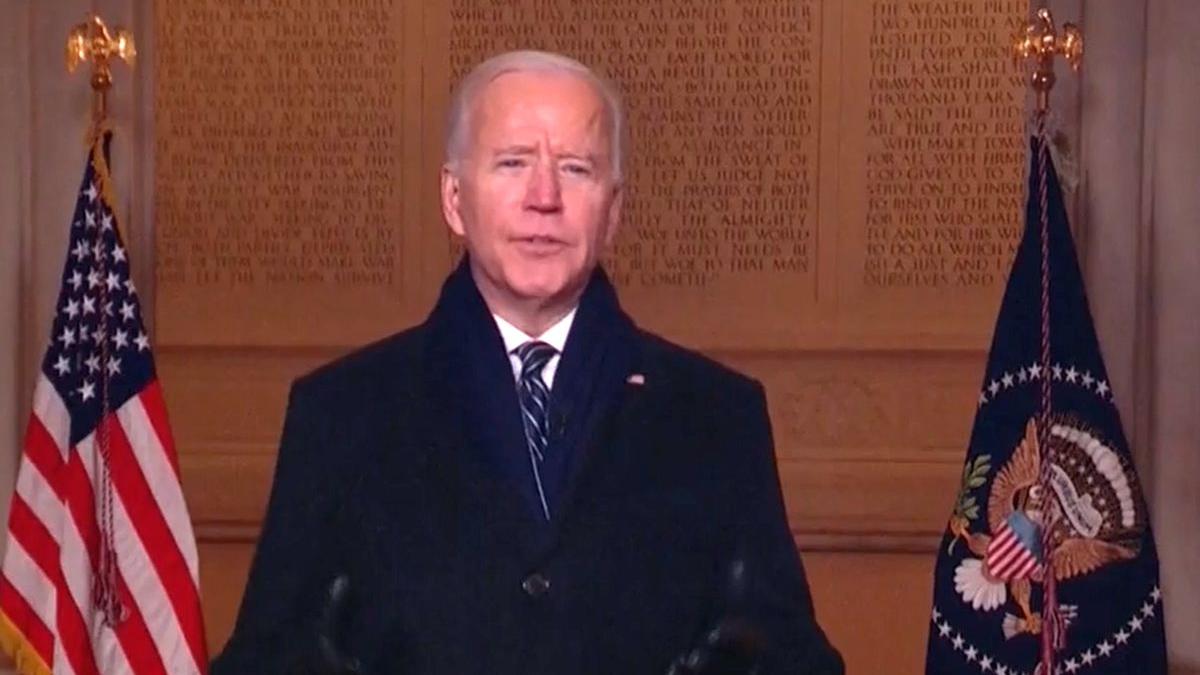 joe biden donald trump discurs inaugual democratie capitoliu sua
