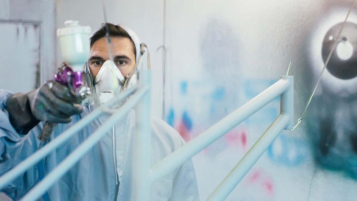 vopsire camp electrostatic tehnica ideala vopsire suprafete metalice