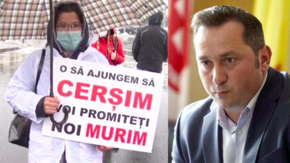 lider sanitas bucuresti proteste sanatate matei bals plangeau